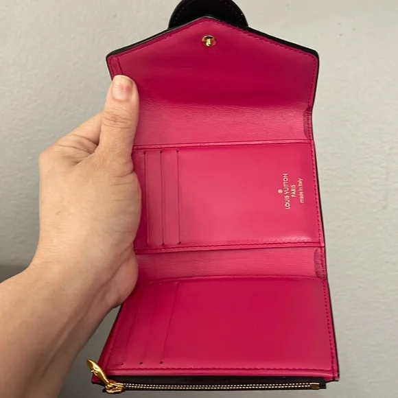 Louis Vuitton Calfskin Portefeuille Wallet compact Neuf Pont LV Leather - Picture 6 of 9